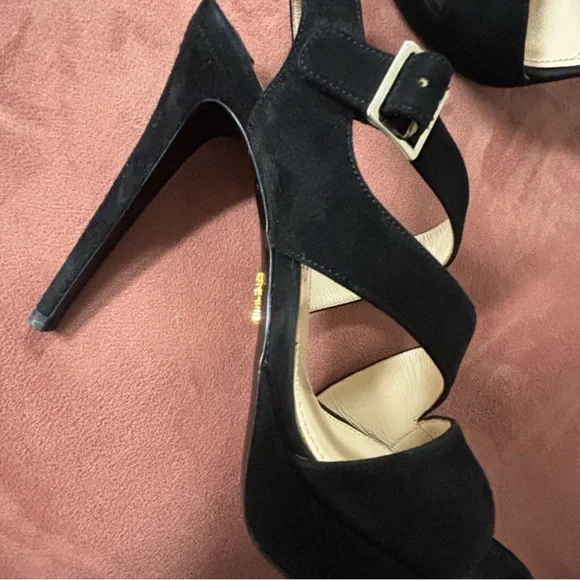 Prada Black Strappy Heels - Picture 8 of 8